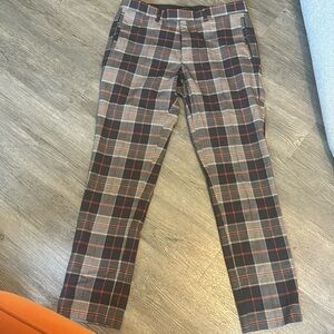 Plaid men’s slacks
